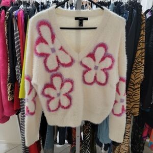 Forever 21 Floral Sweater